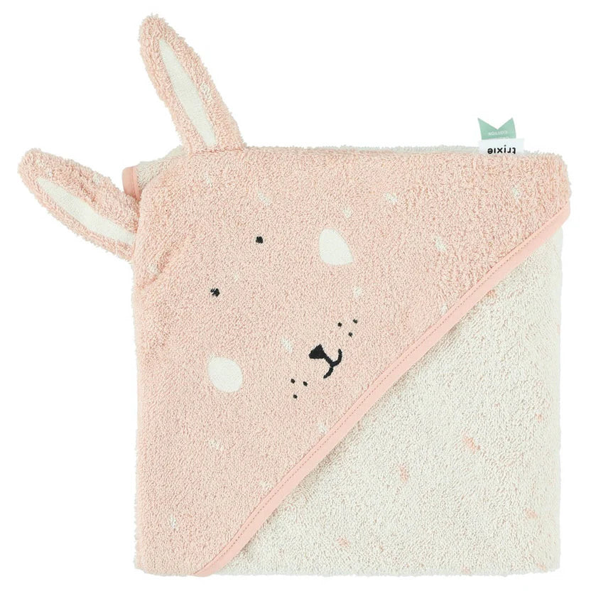 Kapuzenbadetuch | 75x75cm - Mrs. Rabbit - Trixie Baby
