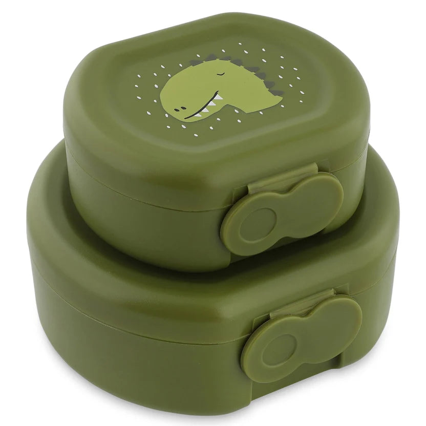 Snackbox mit Clip - 2er-Set - Mr. Dino - Trixie Baby