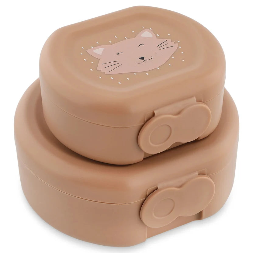 Snackbox mit Clip - 2er-Set - Mrs. Cat - Trixie Baby