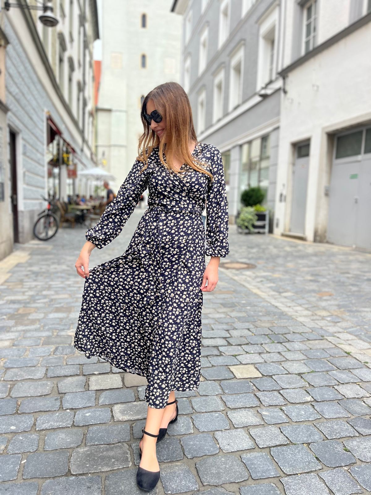 Wickelkleid aus Viskose "Claire" - Milli Wonka