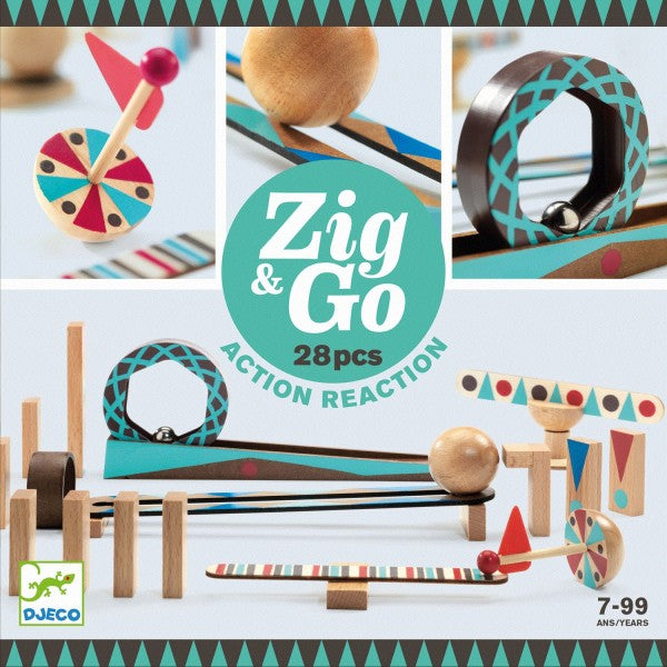 Zig & Go Türkis - 28 Teile - Djeco