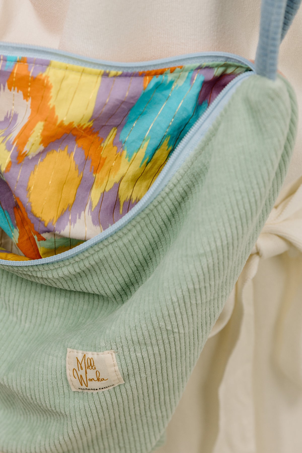 Shopper "Madita Colorblock" aus Cord - Milli Wonka