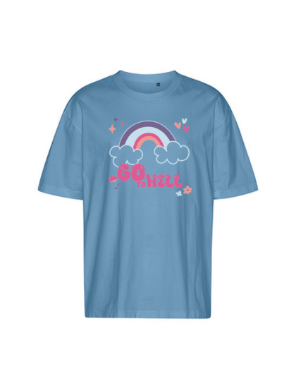 Oversized T-Shirt "Go To Hell" - One Sweater