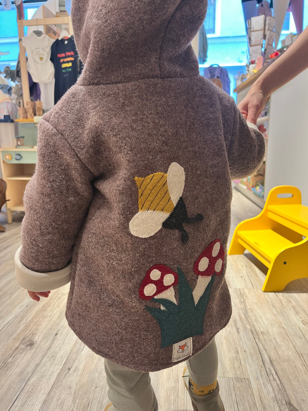 Walkjacke Biene & Schwammerl ab Gr. 110 - Milli Wonka