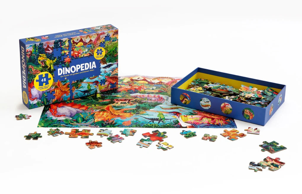 Dinopedia - Ein Puzzle mit großen und kleinen Teilen - Laurence King Verlag