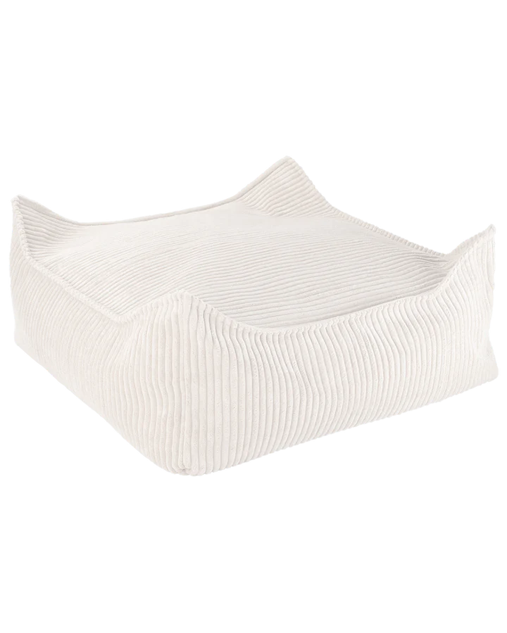 Breitcord Ottoman Sitzkissen creme - Wigiwama
