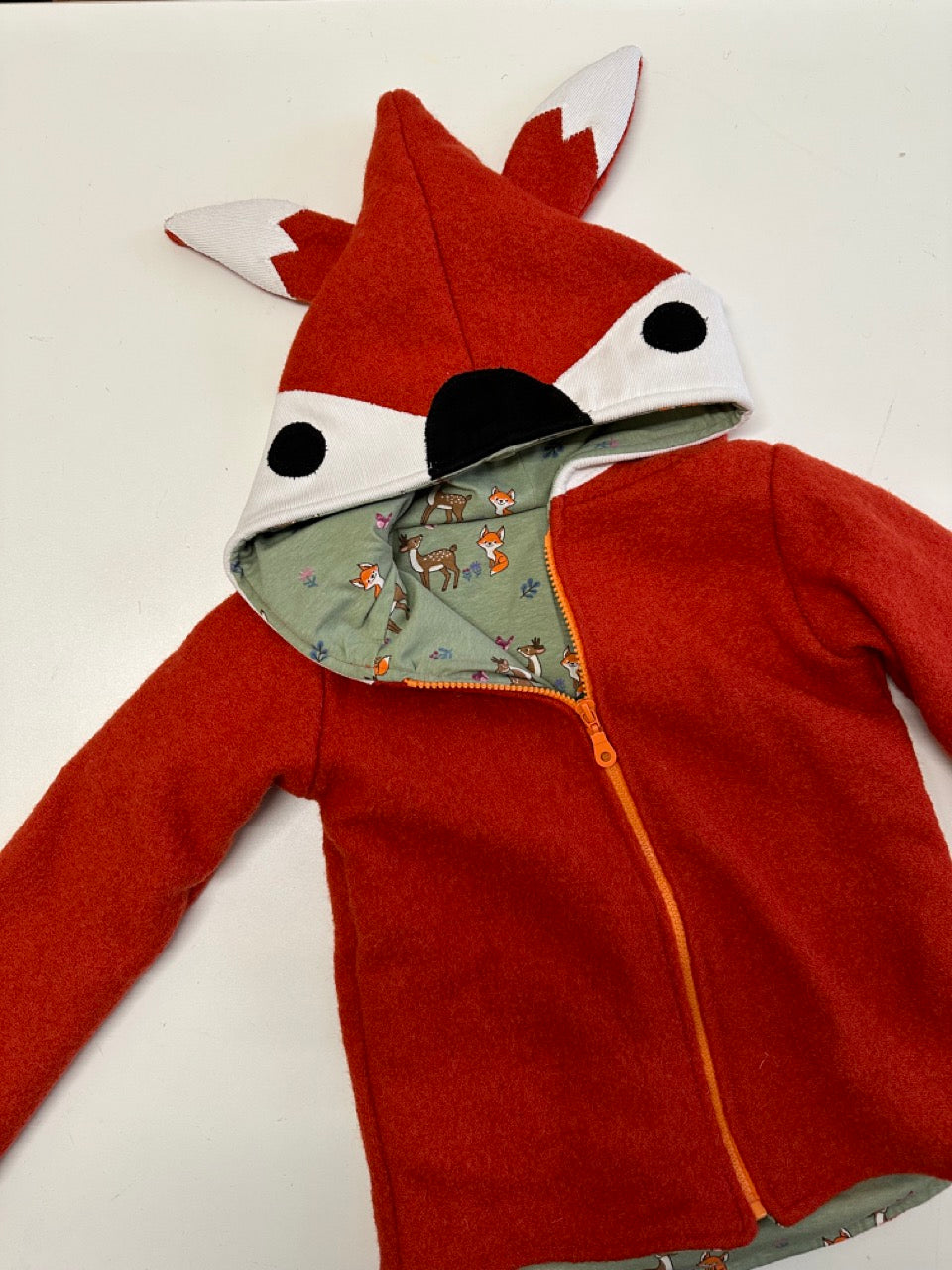 Walkjacke Fuchs bis Gr. 104 versch. Farben - Milli Wonka