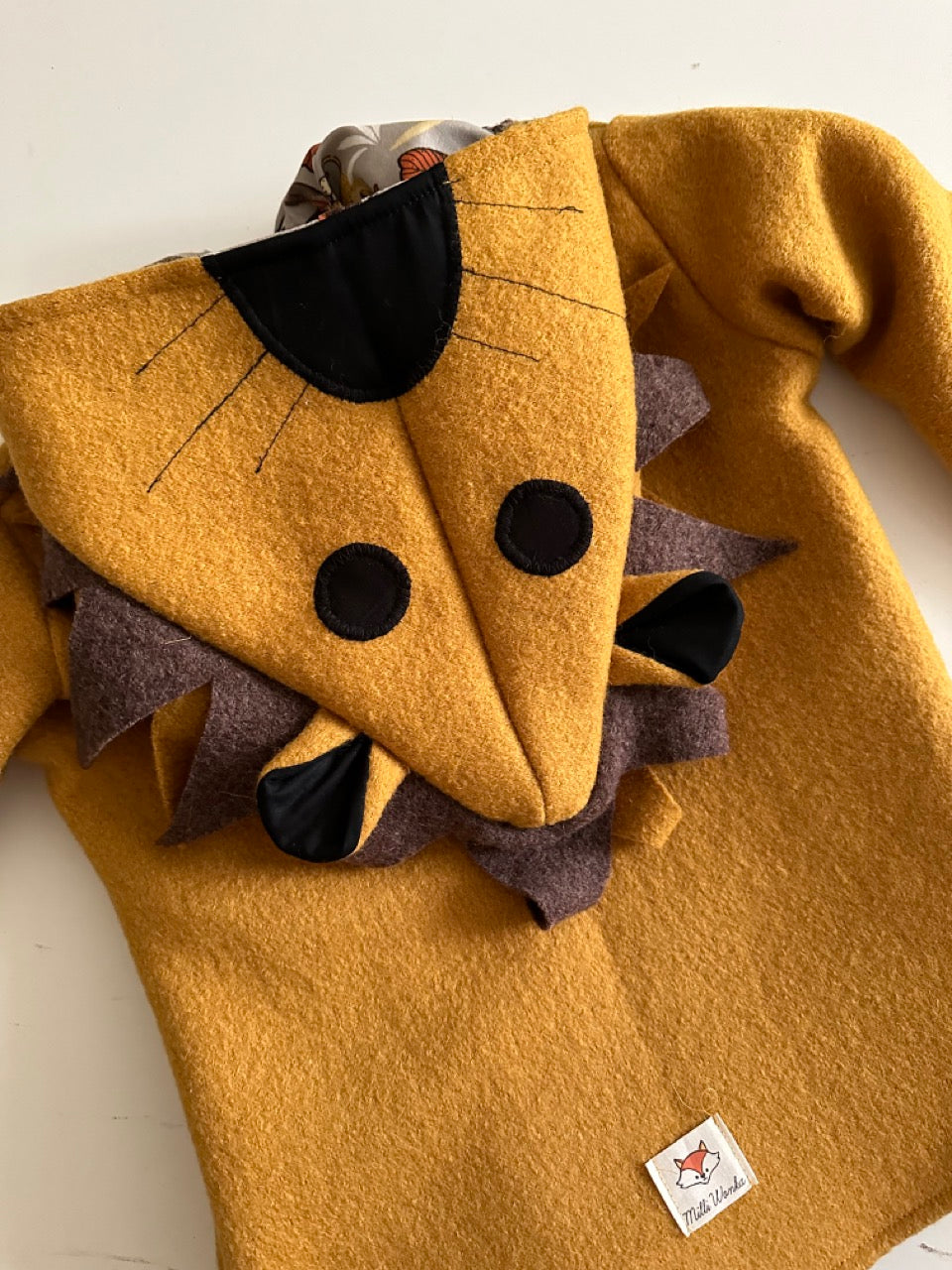 Walkjacke Löwe bis Gr. 104 - Milli Wonka