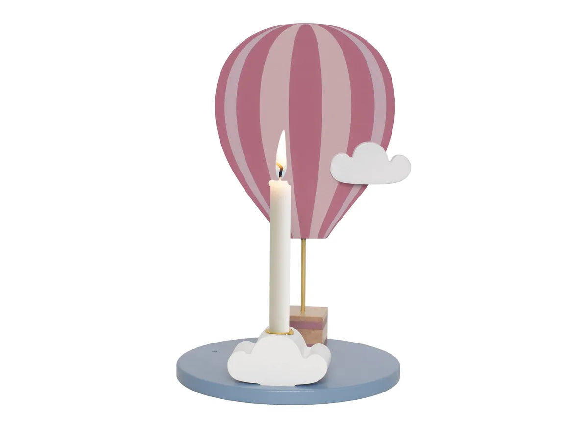 Geburtstagsdekoration Heißluftballon pink - JaBaDaBaDo