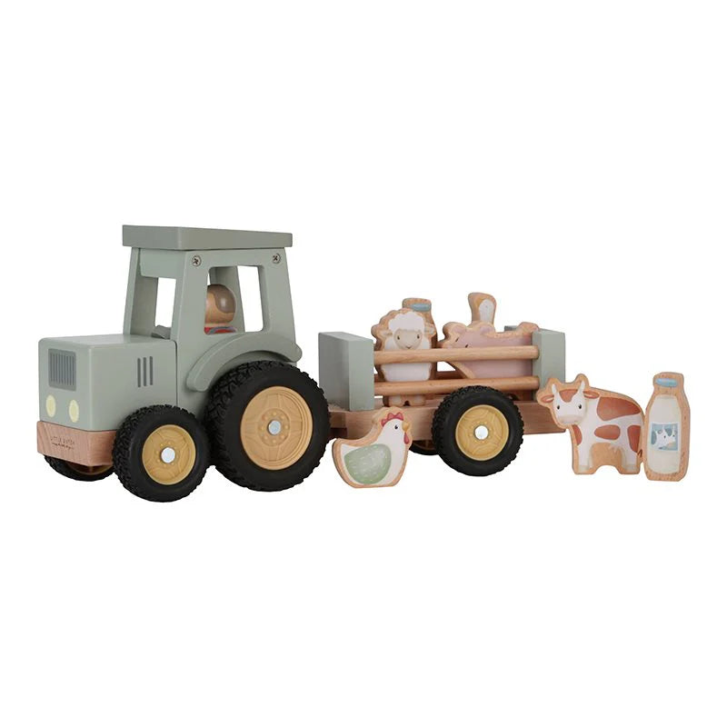 Traktor mit Anhänger Little Farm - Little Dutch