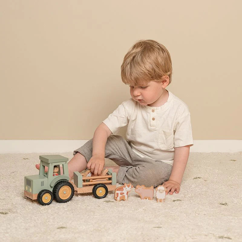 Traktor mit Anhänger Little Farm - Little Dutch
