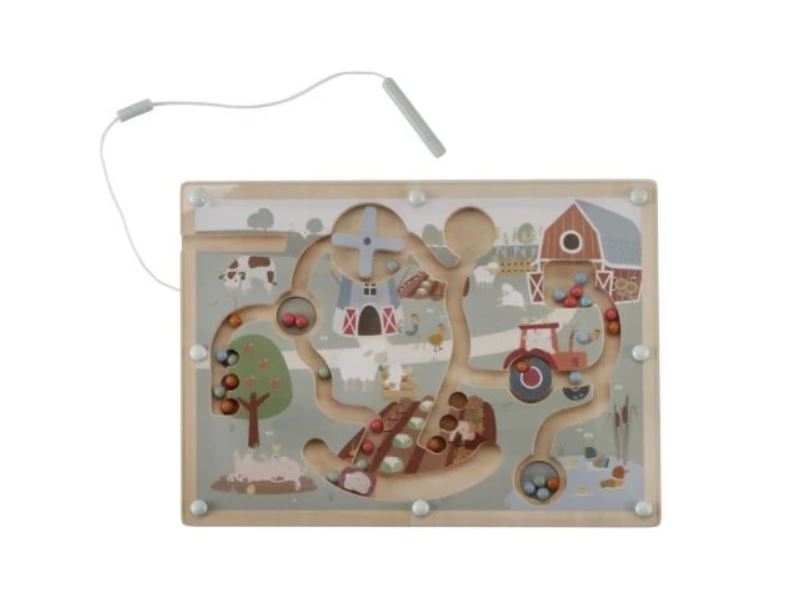 Magnetisches Labyrinth - Mehrfarbig - Little Farm - Little Dutch