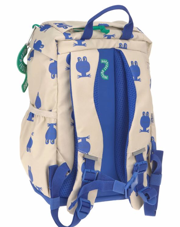 Wanderrucksack Kinder 9 L - Happy Trails, Frosch - Lässig