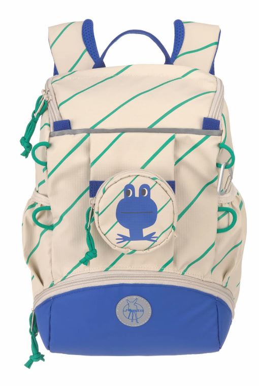 Wanderrucksack Kinder 10 L - Happy Trails, Frosch - Lässig