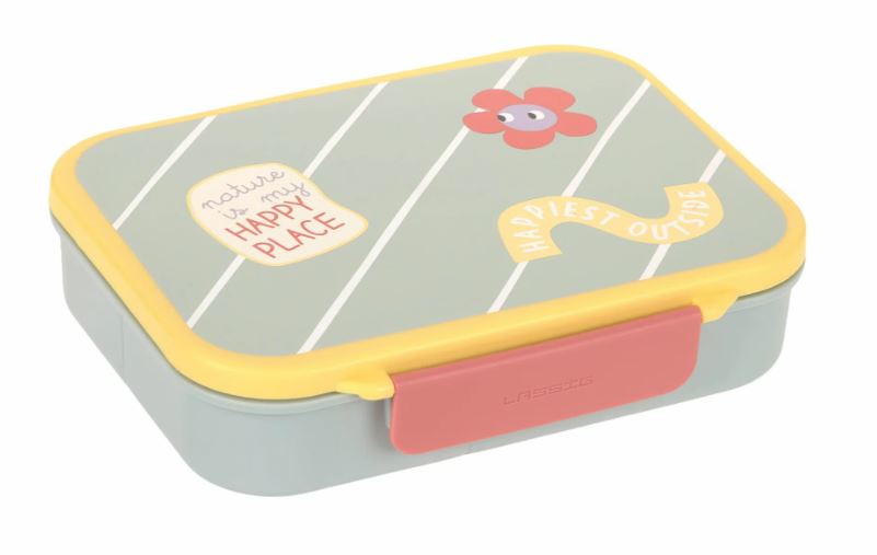 Brotdose Kinder - Bento Lunchbox, Happy Trails, Blume - Lässig