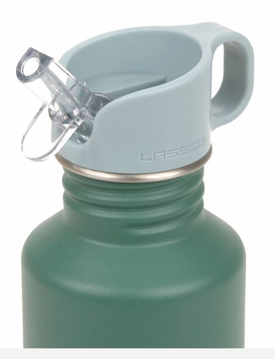 Edelstahl Kinder Trinkflasche 500 ml - Happy Fruits, Zitrone - Lässig