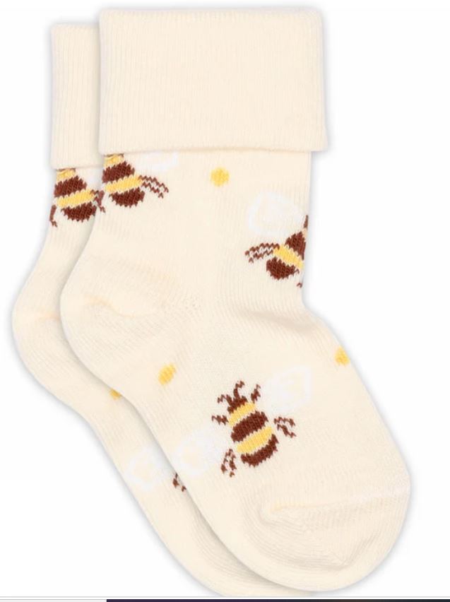 Baumwoll-Kindersocken Beatrice cream - MPkids