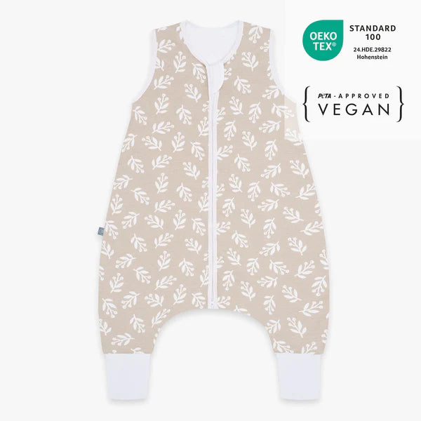 Schlafsack mit Füßen 2.5 TOG - floral sand versch. Längen - emma & noah