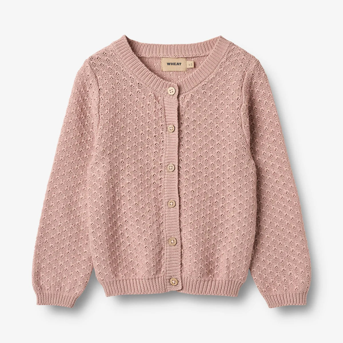 Strick-Cardigan Magnella rose powder - Wheat