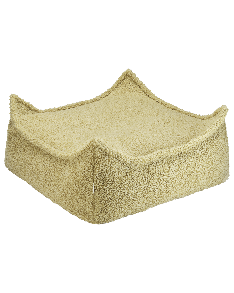 Teddy Ottoman Sitzkissen matcha - Wigiwama