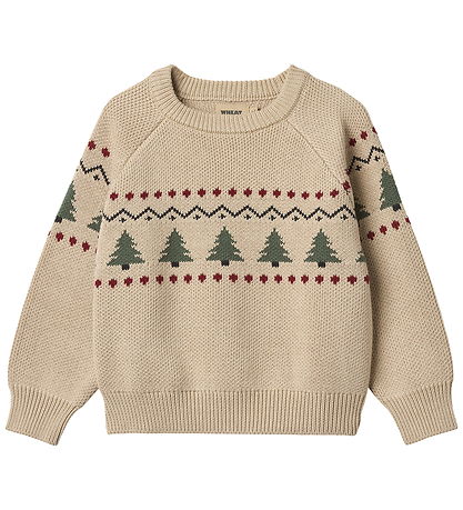 Strickpullover Jacquard Balou warm sand - Wheat