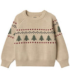 Strickpullover Jacquard Balou warm sand - Wheat