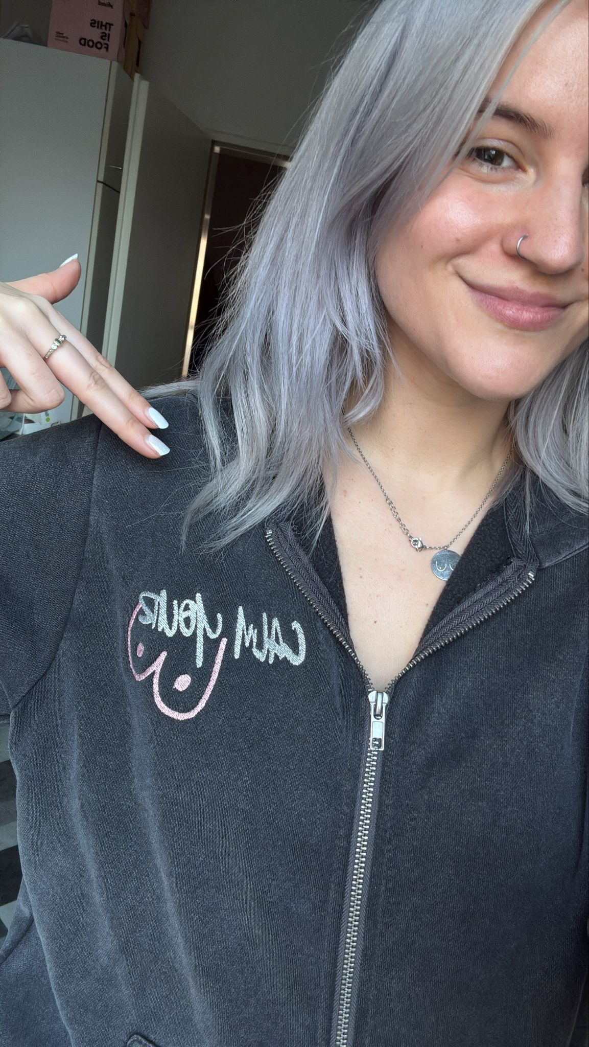 Oberteil "Calm your ****" für Erwachsene - One Sweater x Julia Brandner
