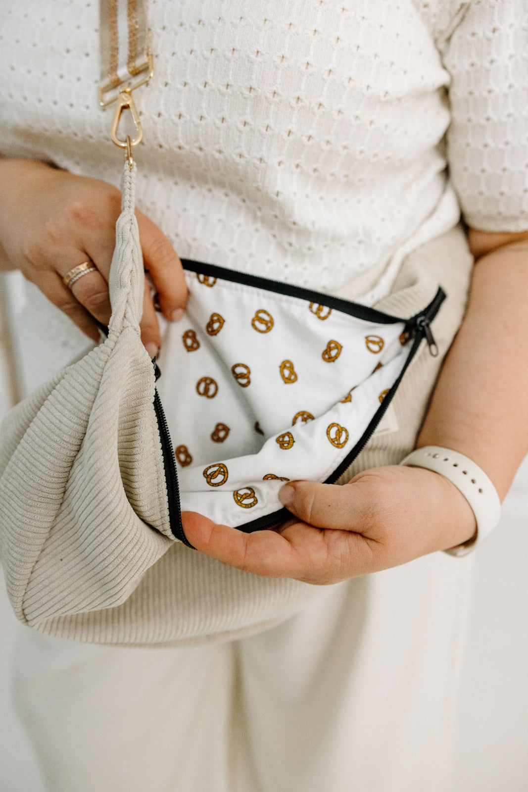 Moon Bag aus Cord - Milli Wonka