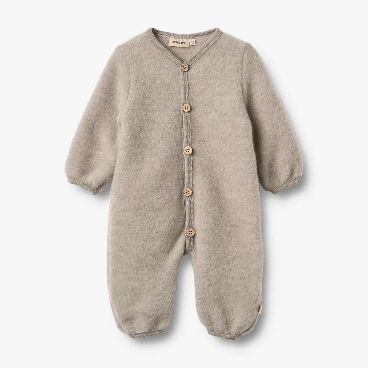 Wollfleece Anzug Levi khaki melange - Wheat