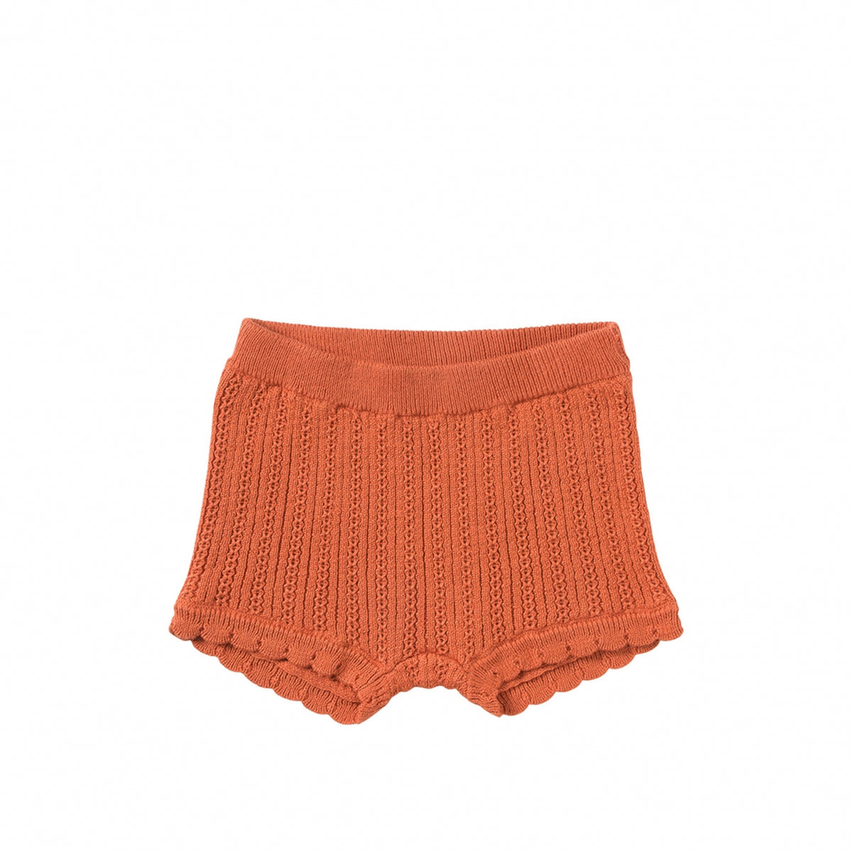 Strickshorts Motif Knit Pascal - apricot brandy - Your Wishes
