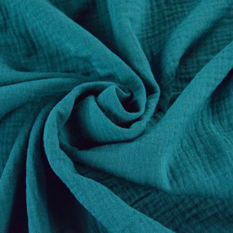 Wickelkleid aus Musselin "Luna" Midi - Milli Wonka