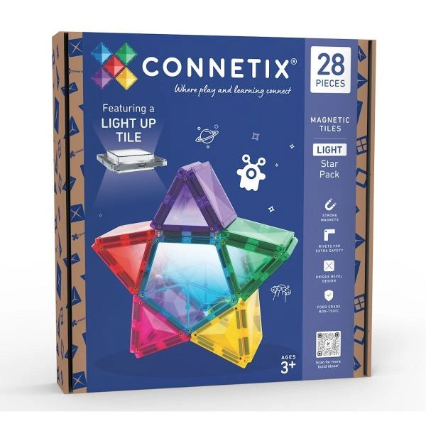 Magnetbausteine Light Star Pack 28 Teile - Connetix