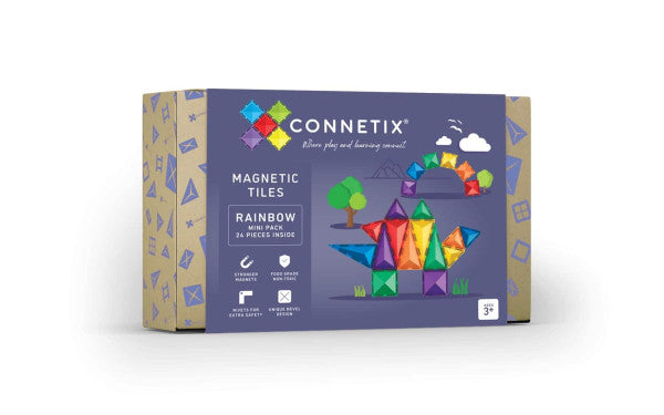 Magnetbausteine Rainbow Mini Pack - 24 Teile - Connetix