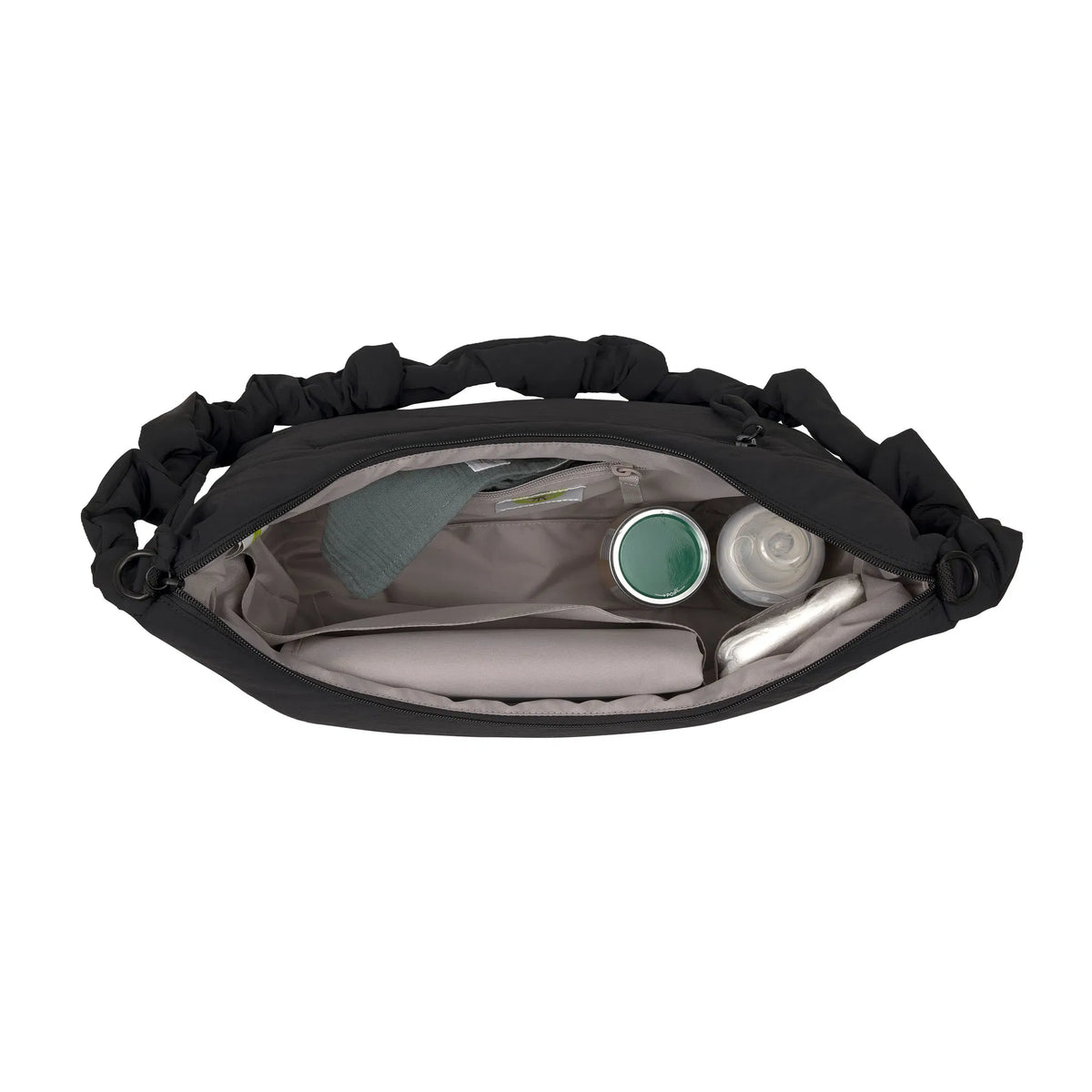 Wickeltasche Crossbody - Lunua Bum Bag, schwarz - Lässig