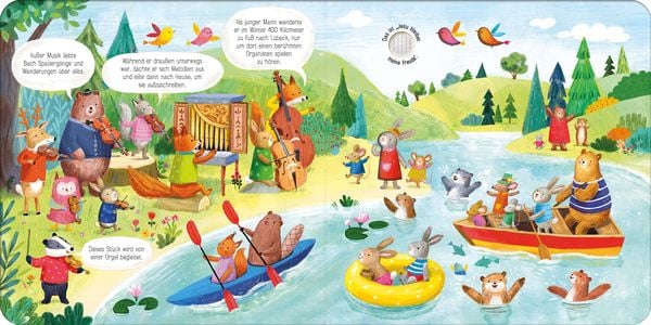 Mein Klassik-Klangbuch: Das Tier-Orchester spielt Bach - Usborne Verlag