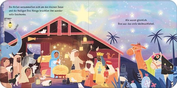 Mein leuchtendes Bilderbuch: Die Weihnachtsgeschichte - Usborne Verlag