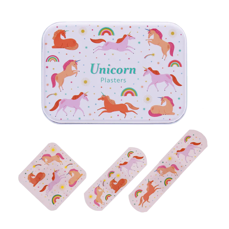 Kinderpflaster in der Dose (30 Stück) - Unicorn - Rex London