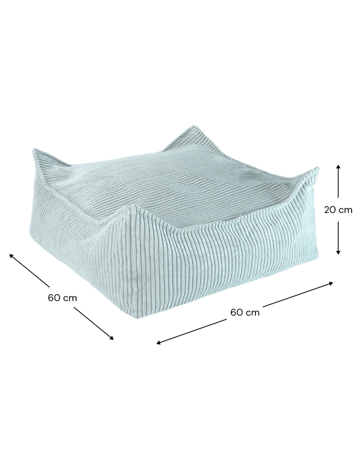 Breitcord Ottoman Sitzkissen softmint - Wigiwama