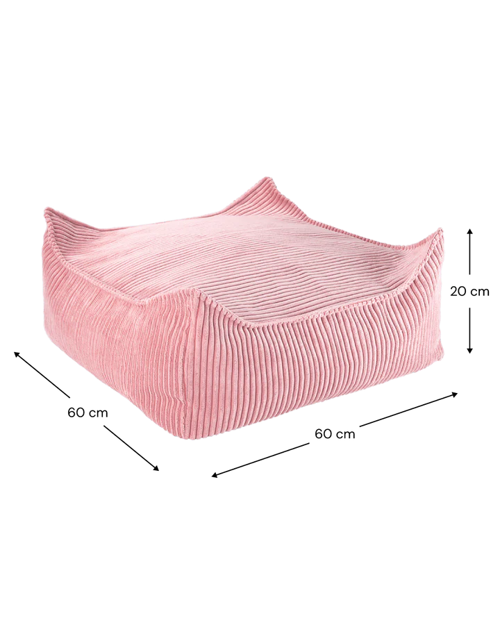 Breitcord Ottoman Sitzkissen altrosa - Wigiwama