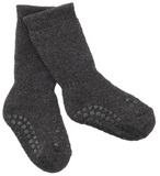 Antirutsch-Socken "Terry cotton grau melange" - GoBabyGo