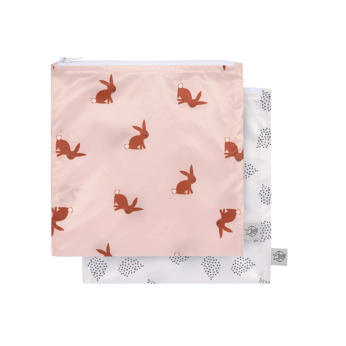 Frühstücksbeutel (2 Stk) - Snack Bag, Little Forest Hase - Lässig