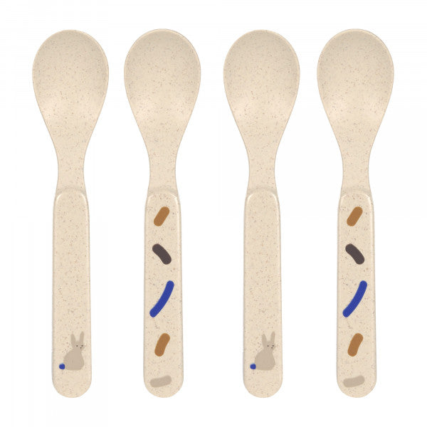 Kinderlöffel Set (4 Stk), Little Mateys Royal Blau - Lässig