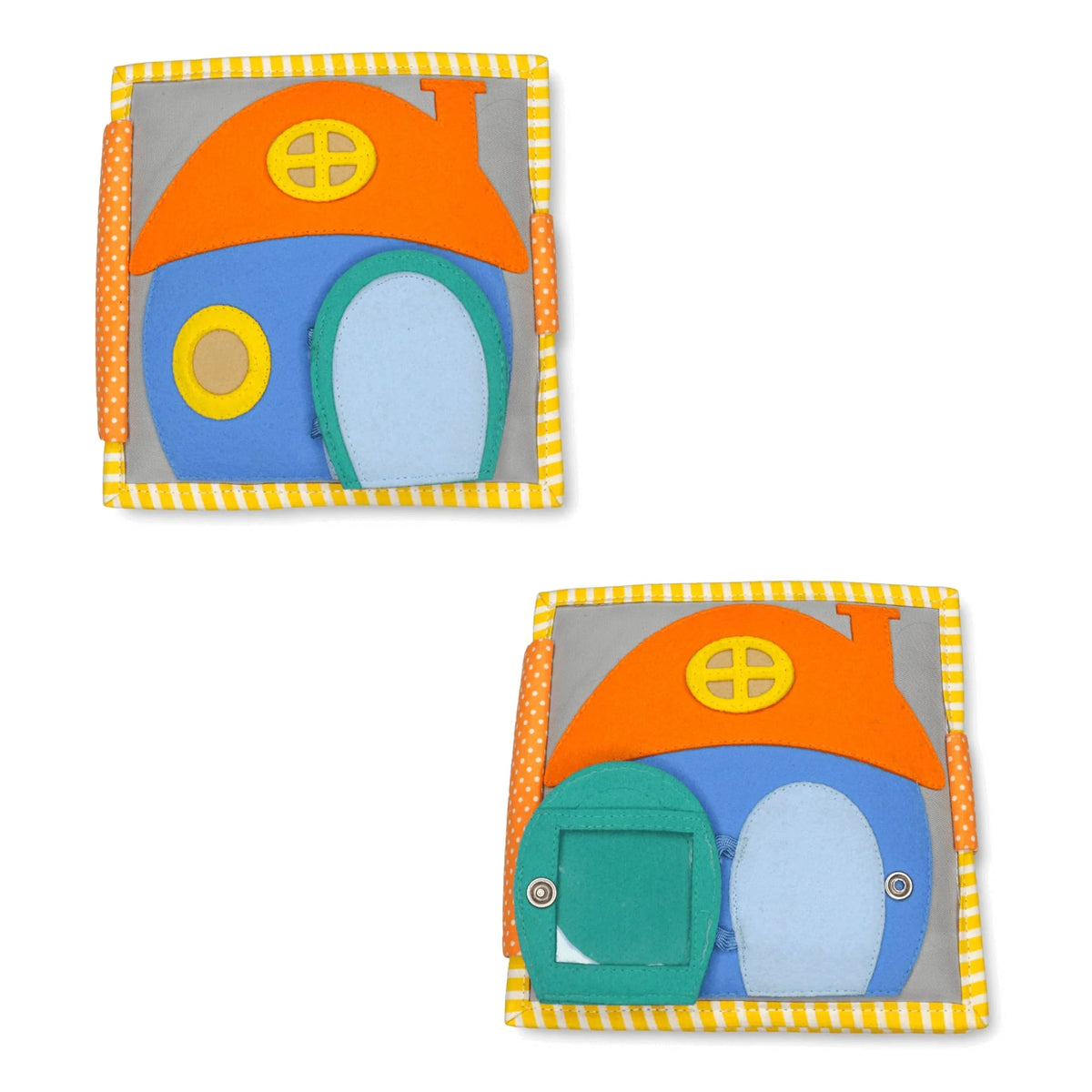 Home Sweet Home - 6 Seiten Mini Quiet Book - Ohne Personalisierung - Jolly Designs