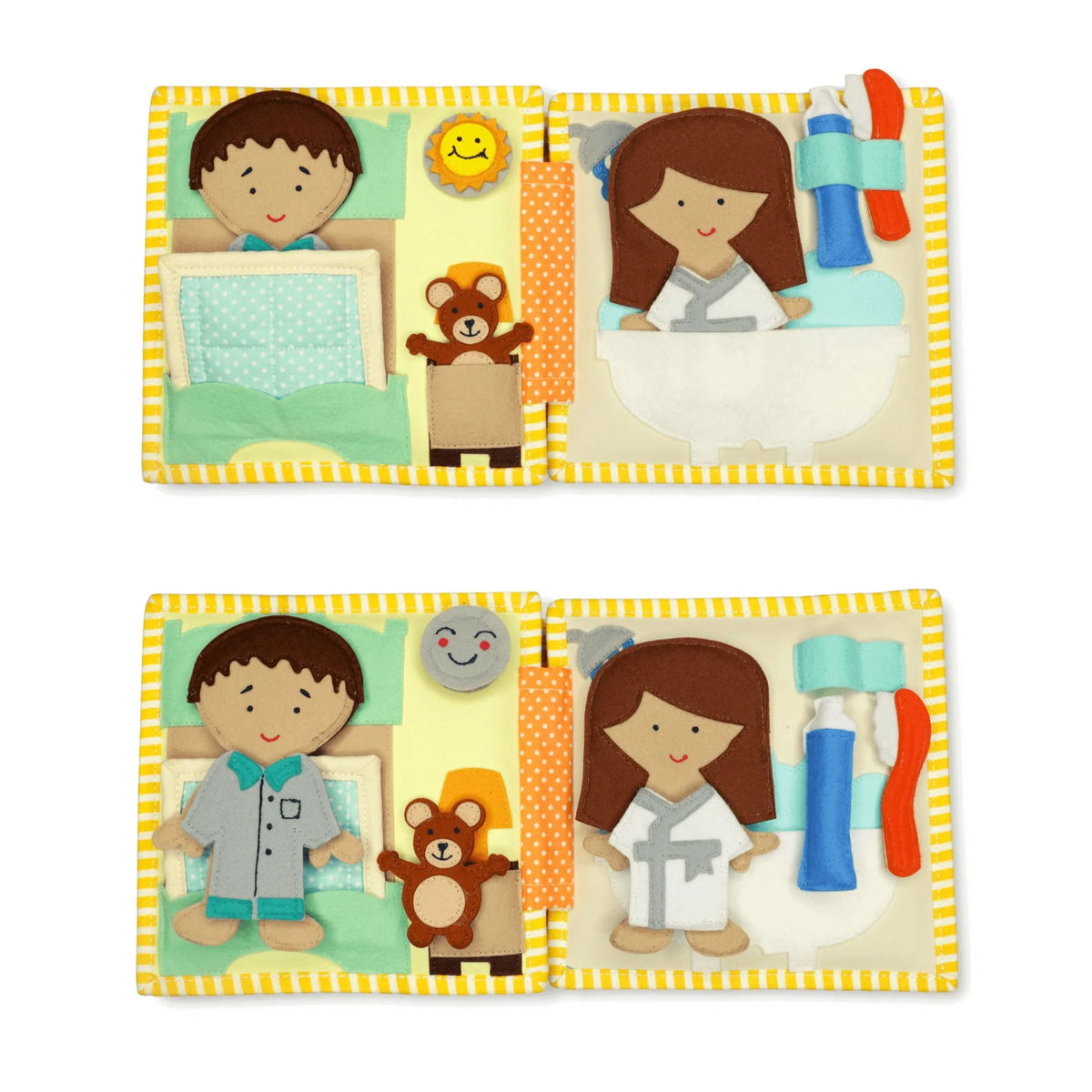 Home Sweet Home - 6 Seiten Mini Quiet Book - Ohne Personalisierung - Jolly Designs