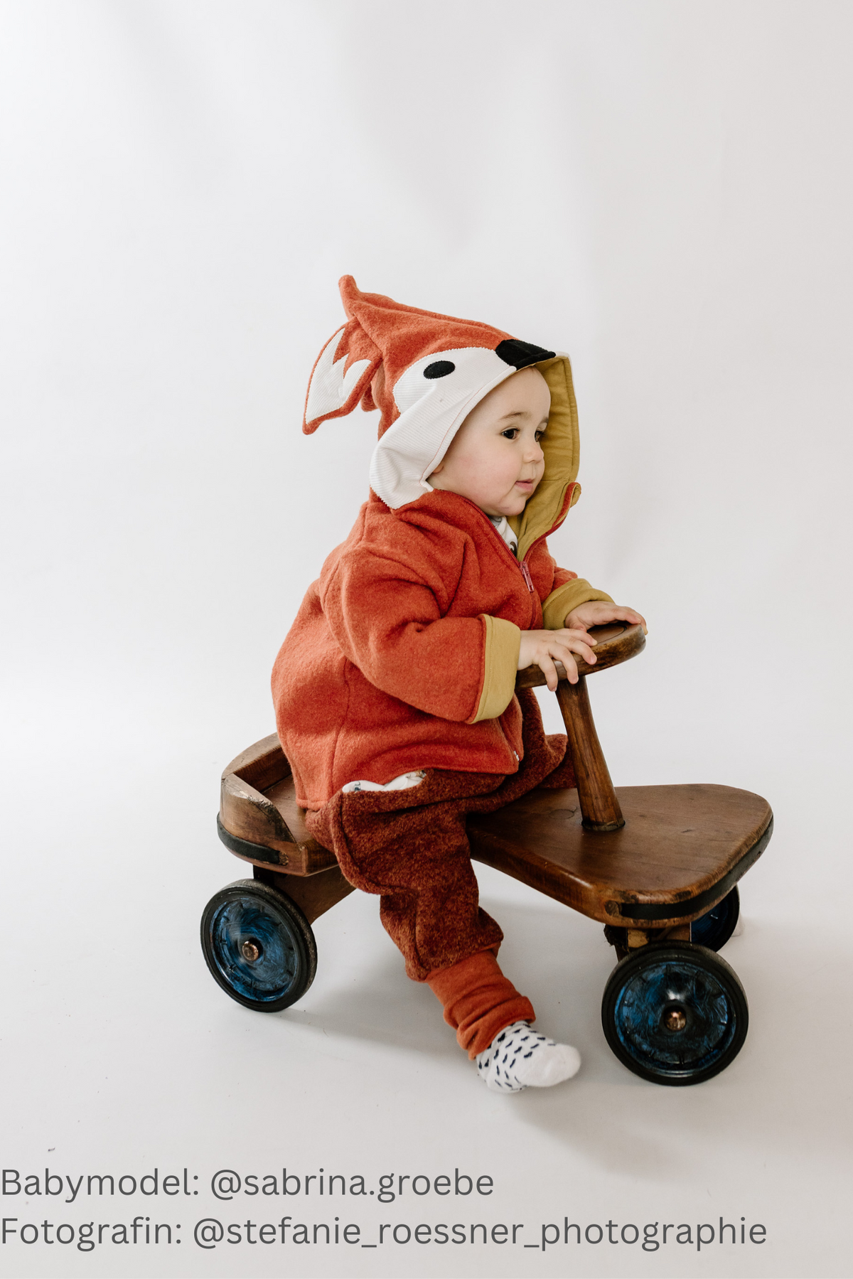 Walkjacke Fuchs bis Gr. 104 versch. Farben - Milli Wonka