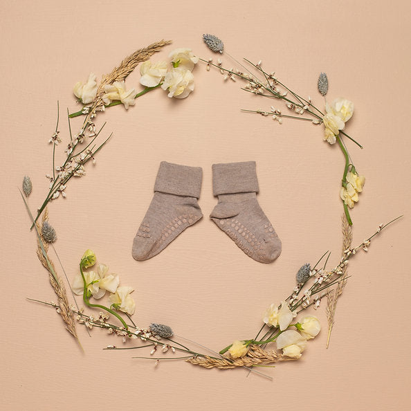 Antirutsch-Socken "Bamboo Sand" - GoBabyGo