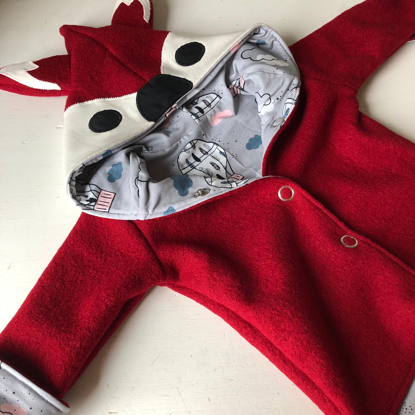 Walkjacke Fuchs ab Gr. 110 versch. Farben - Milli Wonka