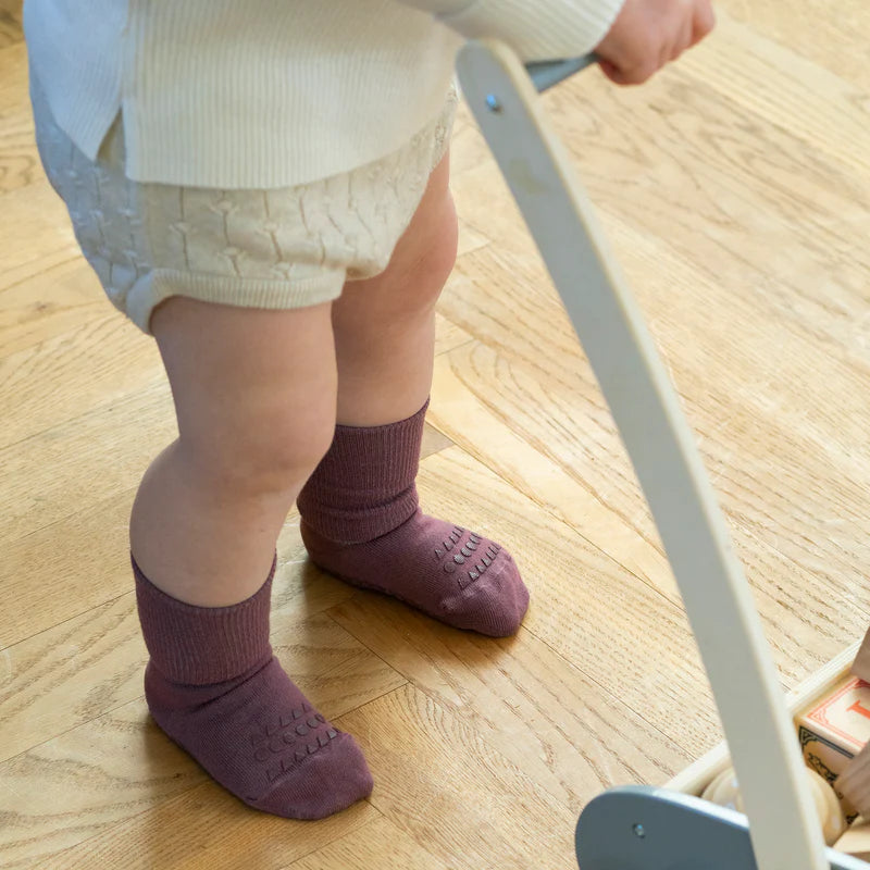 Antirutsch-Socken "Bamboo misty plum" - GoBabyGo