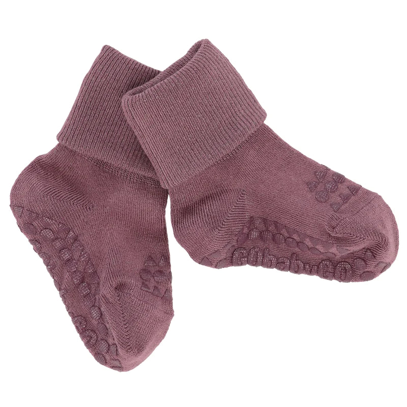 Antirutsch-Socken "Bamboo misty plum" - GoBabyGo