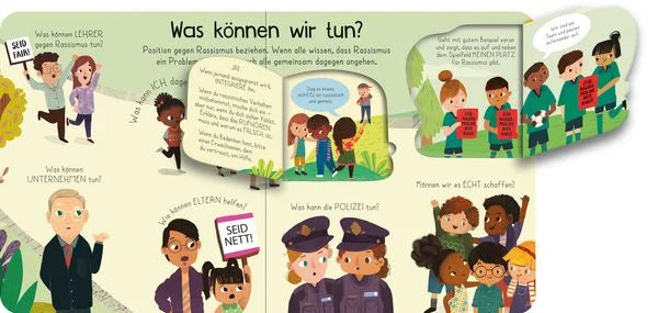 Erstes Aufklappen und Verstehen: Was ist Rassismus? - Usborne Verlag
